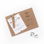 کارت عروسی مینیمال مدل M26