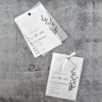 کارت عروسی مینیمال مدل M35